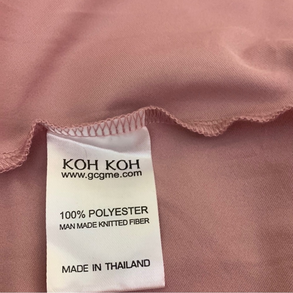 Koh Koh Dusty Rose Sleeveless Halter Maxi Dress - Picture 13 of 16